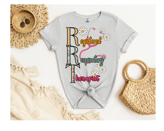 Respiratory Therapist T-Shirt/Stehoscope