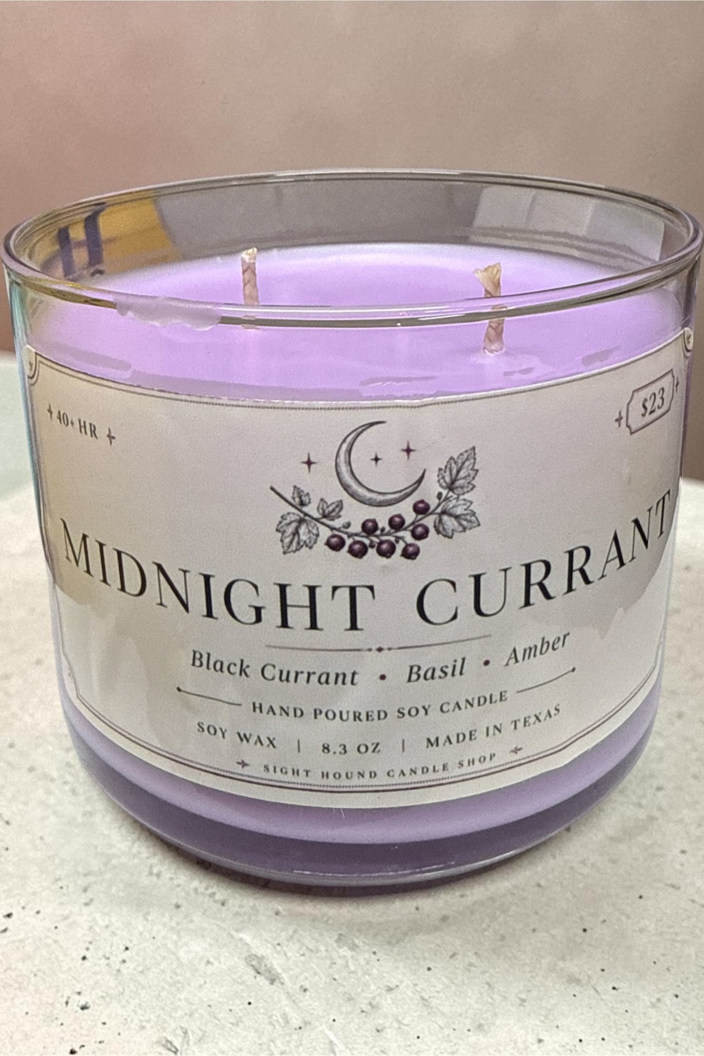 Midnight Currant Candle