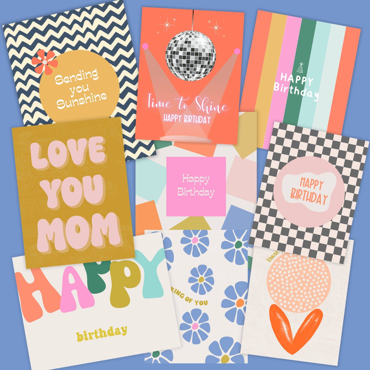 Sending Good Vibes Greeting Card