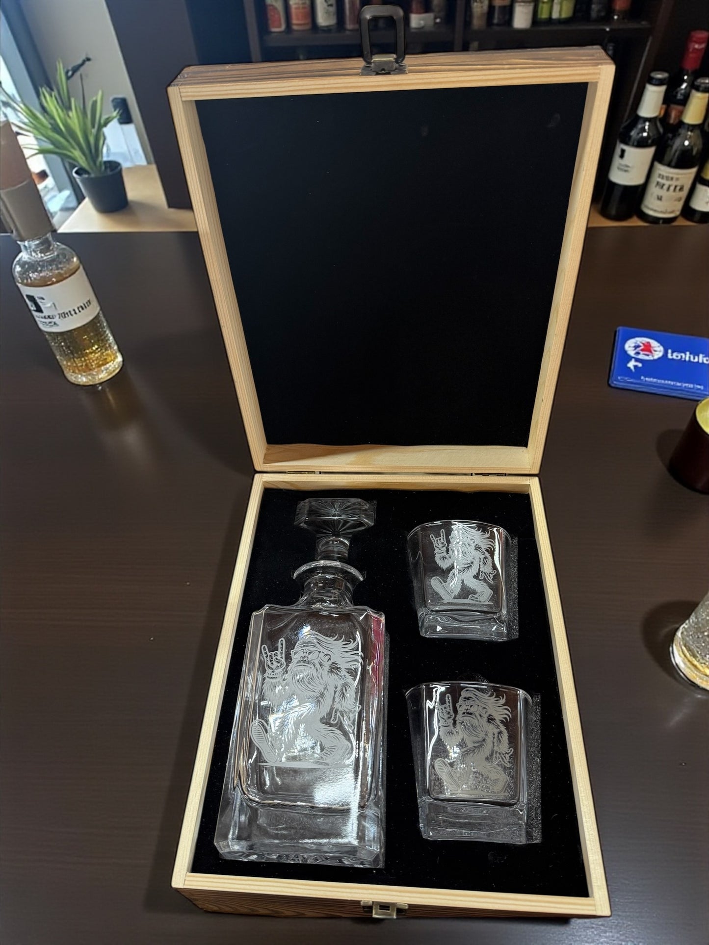 2 Glass Decanter Set-Believe in Yourself