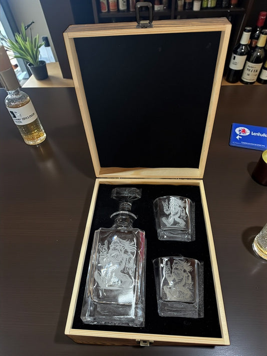 2 Glass Decanter Set-Believe in Yourself