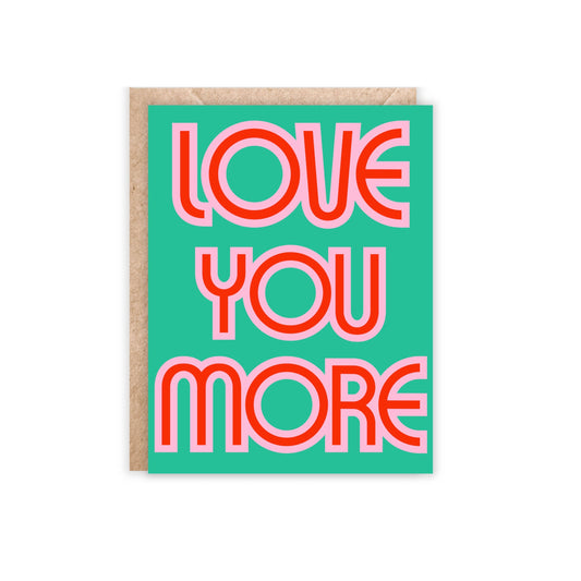 Love You More Large Letters
