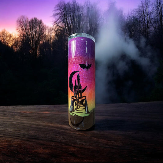 Haunted  House Tumbler Ombré