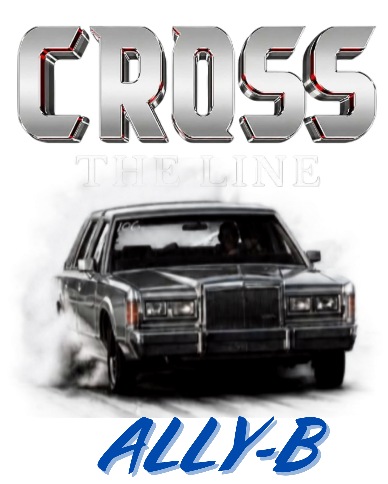 Cross The Line - Ally B Short Sleeved T- Shirt
