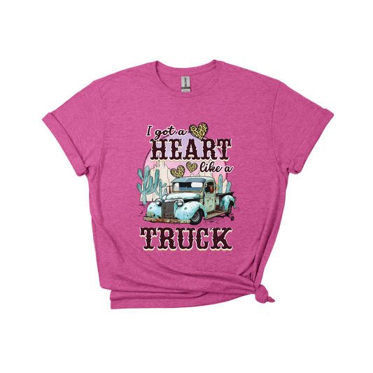 Heart Like A Truck T-Shirt