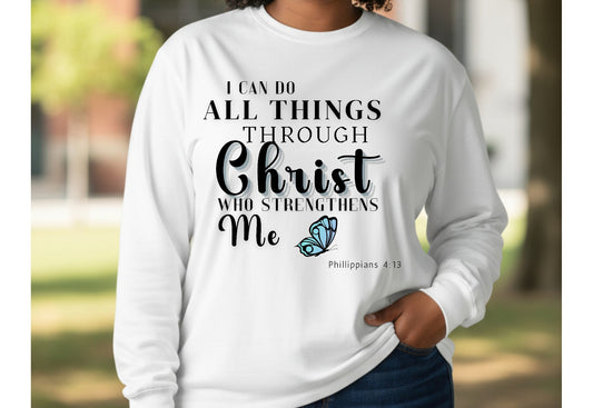 I Can Do all Things long-sleeve shirt