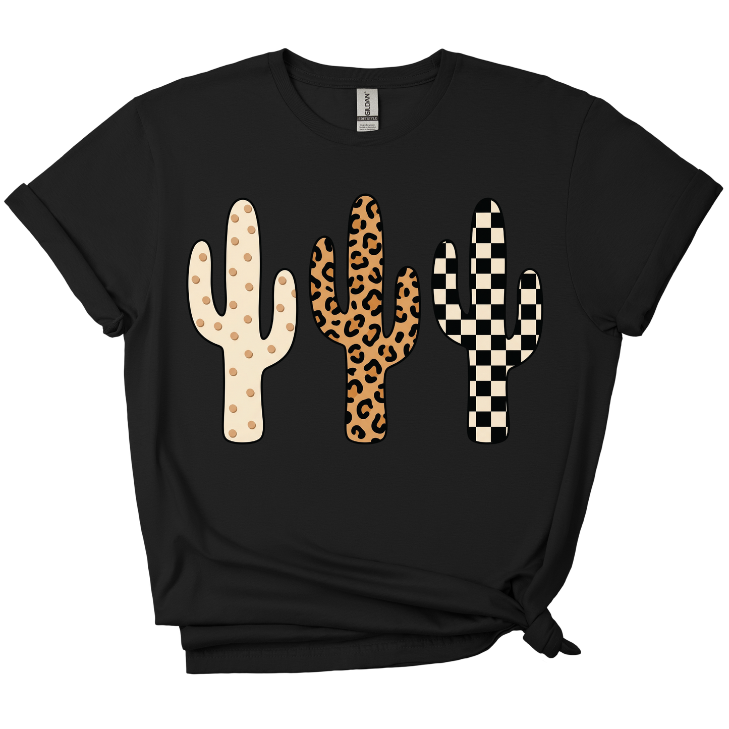 Painted Brush Stroke Cactus