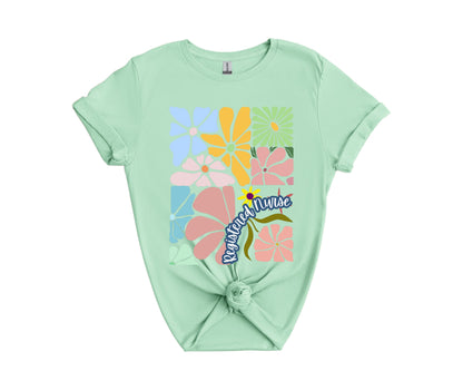 Registered Nurse BOHO Floral T-Shirt