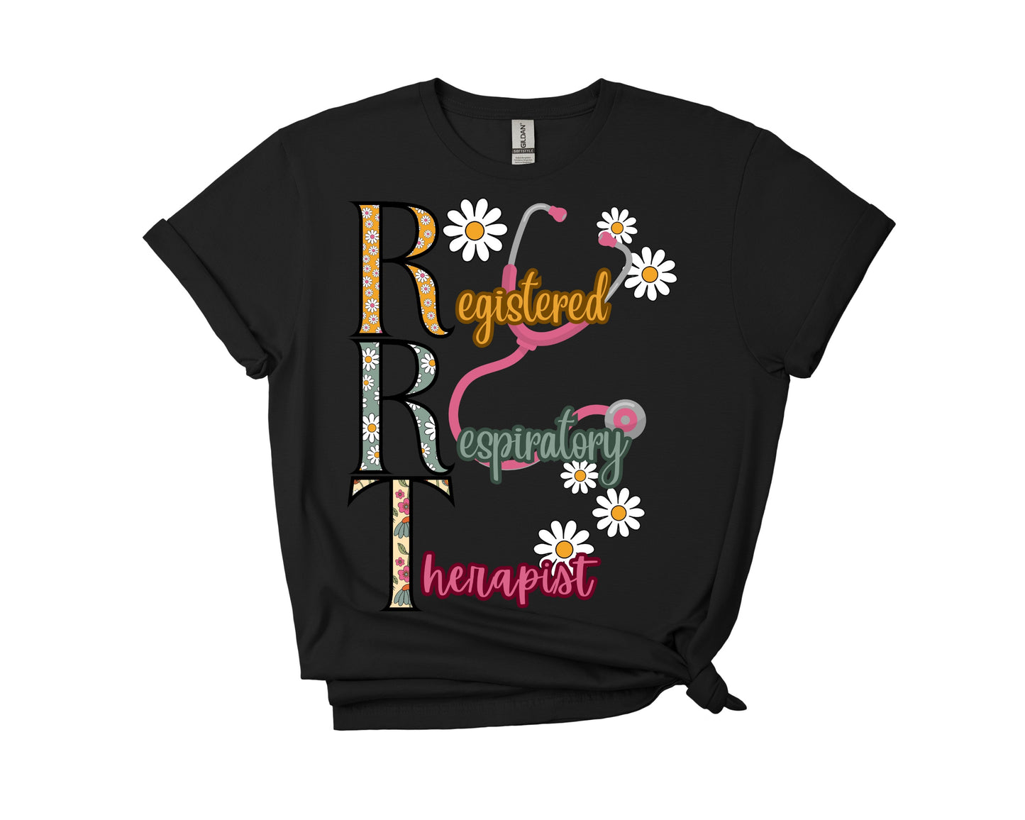 Respiratory Therapist T-Shirt/Stehoscope