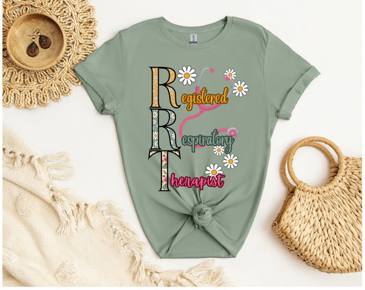 Respiratory Therapist T-Shirt/Stehoscope