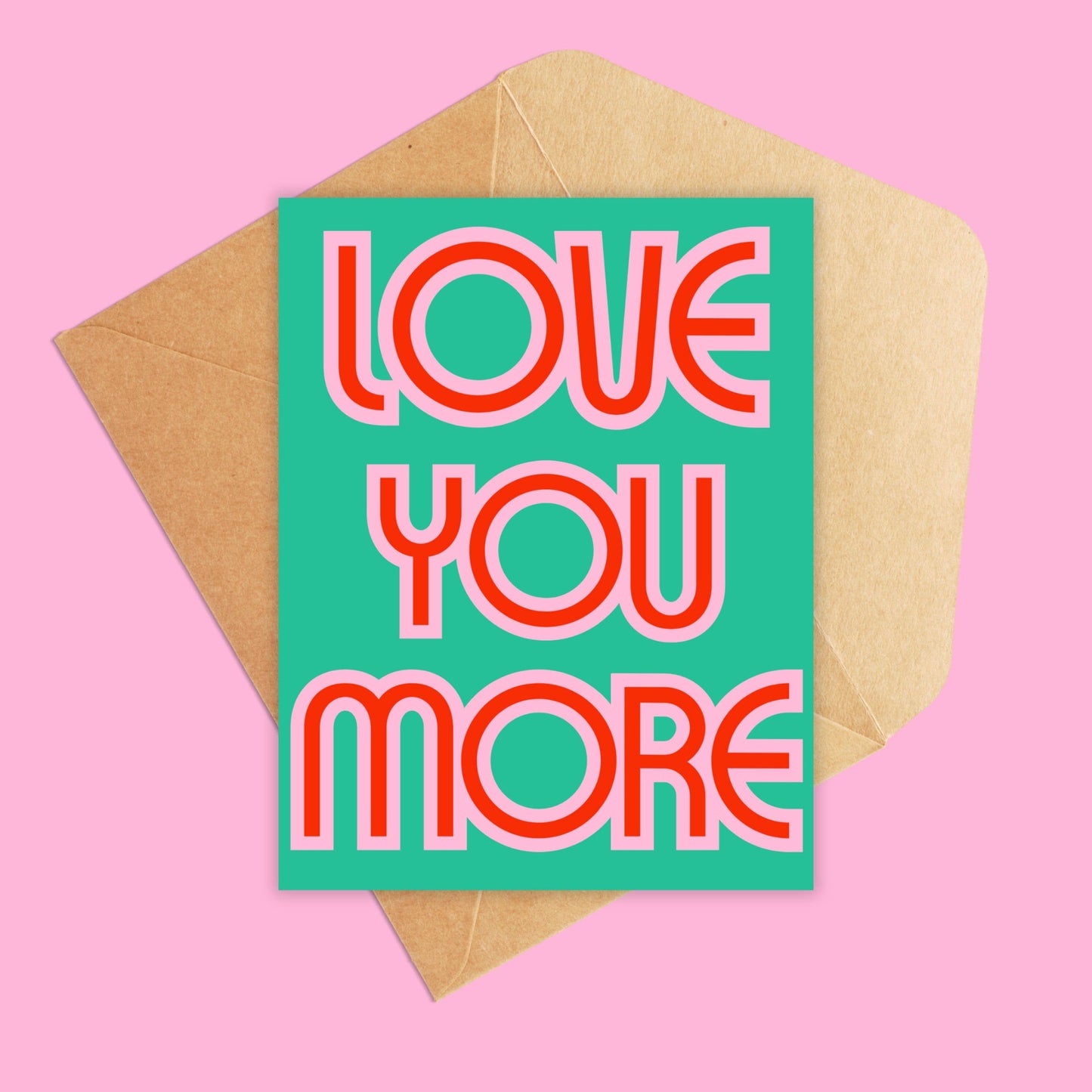 Love You More Large Letters