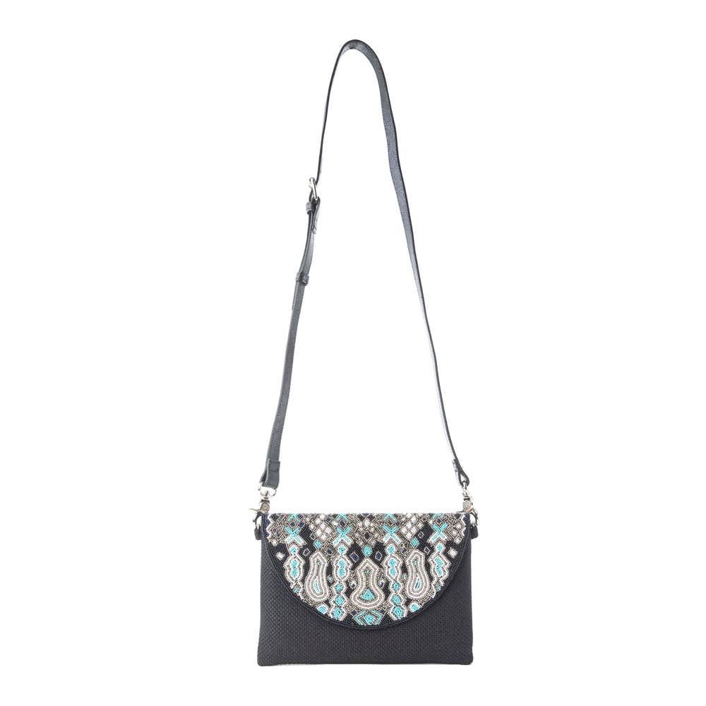 Sahara Sky Crossbody Bag in Frosted Black
