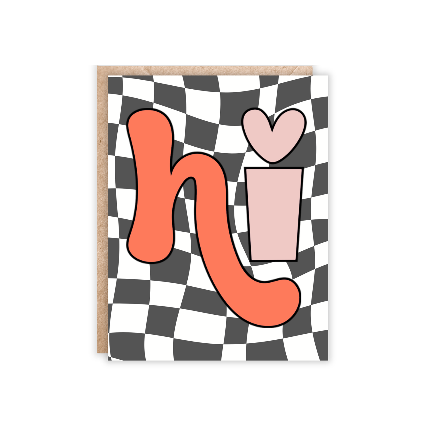 Hi Greeting Card