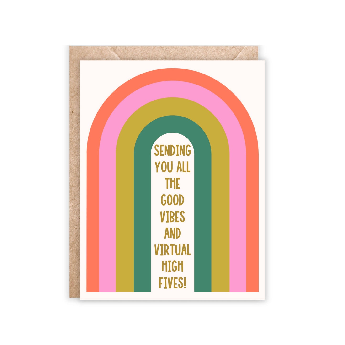 Sending Good Vibes Greeting Card