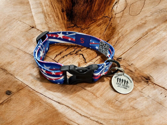 Everyday Patriot Dog collar
